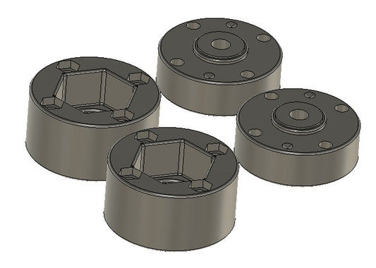 Grave Digger to Rubber: Spacer and Adapter Kit (two wheel kit)