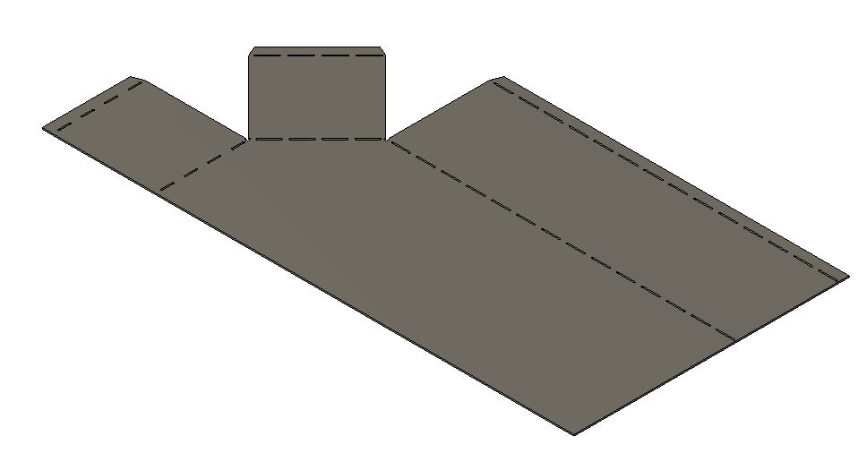 One flat trailer fender half with relief-cut bend lines. Four cut halves are required for a pair.