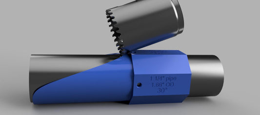 Pipe/Tubing Coping Layout Tool — Custom Angle (Single)